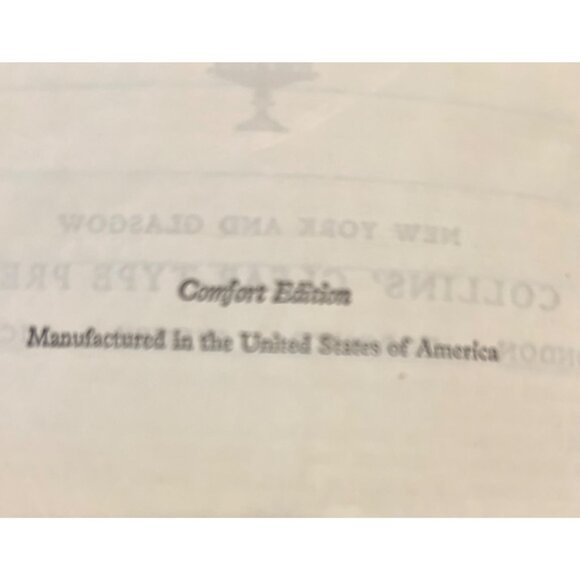 Holy Bible Revised Standard Version Leather Comfort Edition USA 1952 Edition - Picture 6 of 8